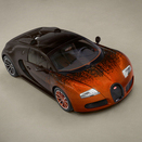 Bugatti Veyron Art Car fährt zur Miami Art Gallery