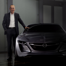 O novo carro mostra o futuro do design da Opel