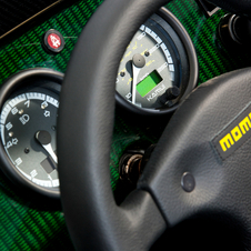 Detail of the dashboard of the special edition