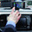 The phone can be used to show extra instruments or download messages from Facebook or Twitter