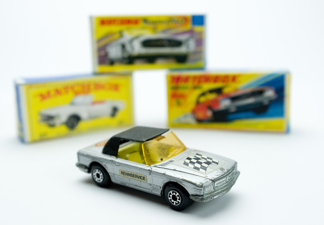 As the cars became more popular, more toys were made of them