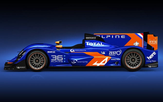 O carro é exatamente o mesmo Oreca 03-Nissan mas com uma nova pintura