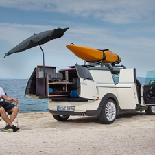 The Clubvan camper keeps one person inside