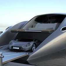 Stand Craft 122 Superyacht Concept That Comes with a Supercar