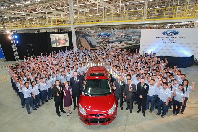 Ford Opens $415 Million Factory in Thailand