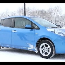 Nissan Puts the Leaf Through Its Paces in Snowy Japan