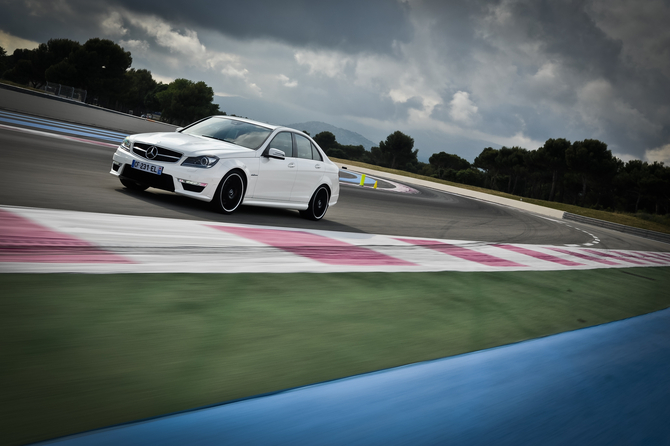 Mercedes AMG-LIVE 2012 au Castellet: la Classe C 63 AMG (berline)