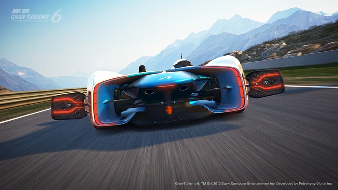 Gran Turismo 6 players will be able to download the Alpine Vision Gran Turismo in March