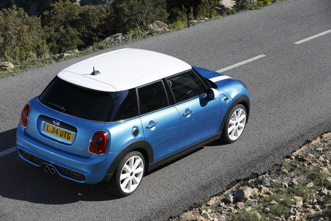 At launch the new five-door model will be available in the Cooper, Cooper D, Cooper S and Cooper SD versions