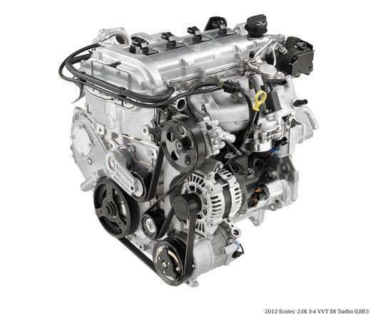 The 2.0l Ecotec engine produces 250hp and 260lb-ft of torque