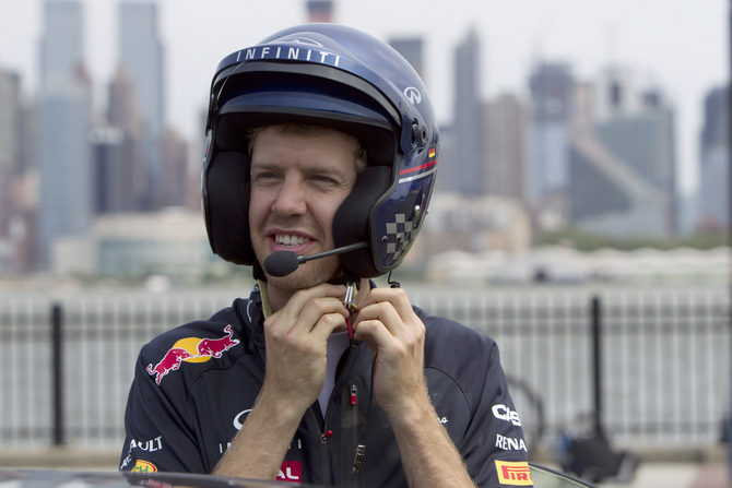 Atrás de Vettel conseguimos ver Manhattan