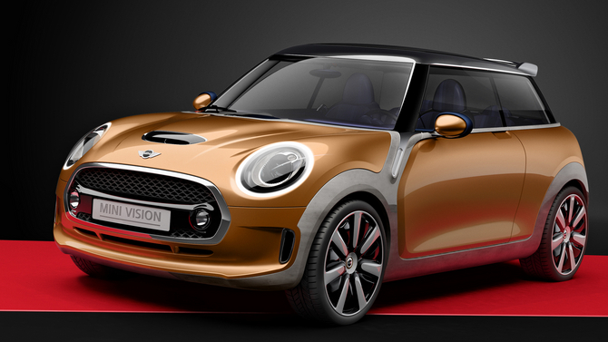 The Vision shows the future of Mini design