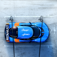 It borrows a lot from the Megane Trophy racing car including the engine and chassis It borrows a lot from the Megane Trophy racing car including the engine and chassis
