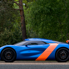 The side of the car almost looks like an Audi R8 The side of the car almost looks like an Audi R8