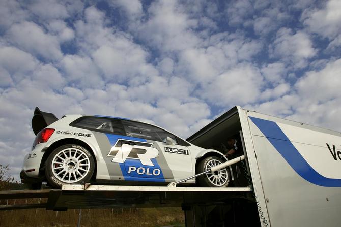 Volkswagen Testing Polo R WRC Car