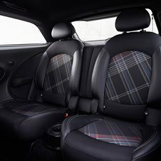 The Chili package adds fabric and leather seats