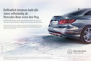 Mercedes-Benz startet Kampagne zu vernetzten Sicherheitstechnologien: „Vernetzt mit allen Sinnen“