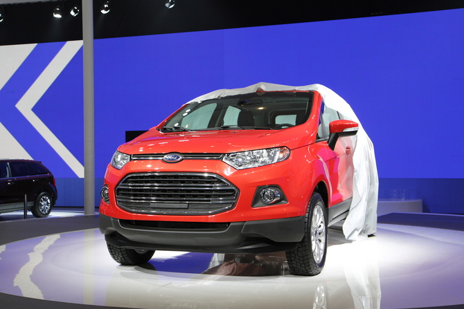 The Ecosport being revealed in China