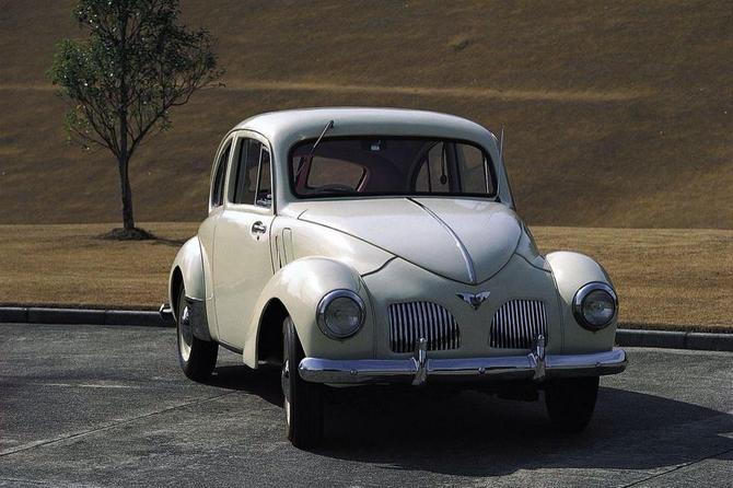 1947- Model SA becomes first Toyota post-war passenger car