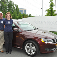 The Taylors drove the car to the Volkswagen plant in Chattanooga, Tennessee, after the trip