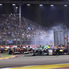 This was Hamilton's second win in Singapore