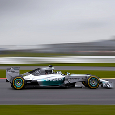 Mercedes unveiled the new W05 at Jerez