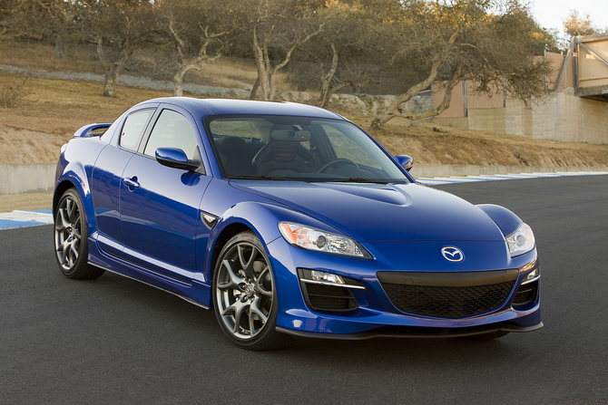 The RX8 was the last rotary Mazda and was canceled in 2011