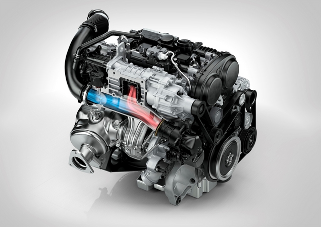 The engines have been designed around a four-cylinder turbocharged engine The engines have been designed around a four-cylinder turbocharged engine
