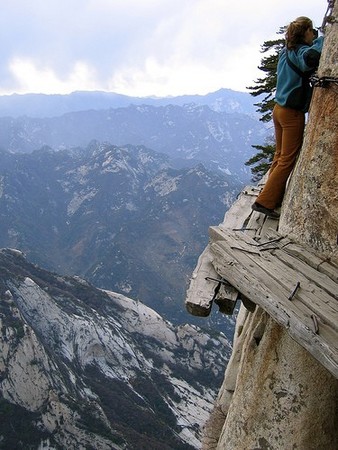 Monte Huashan: o caminho mais perigoso do mundo