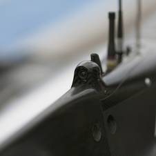 The camera is mounted on the roof behind the antennas. It should be minimally affected by rain. The camera is mounted on the roof behind the antennas. It should be minimally affected by rain.