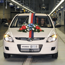 Hyundai opened its Czech factory in 2008