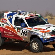 The Pajero won its class is 12 Dakar rallies