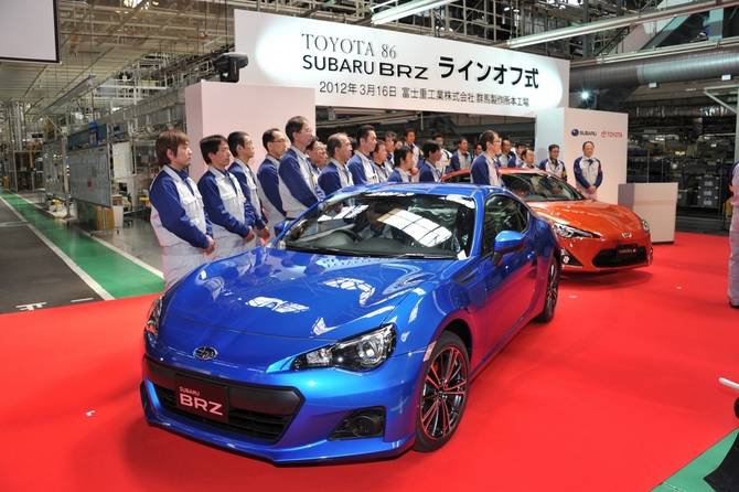 Toyota GT-86/Subaru BRZ Finally Enters Production