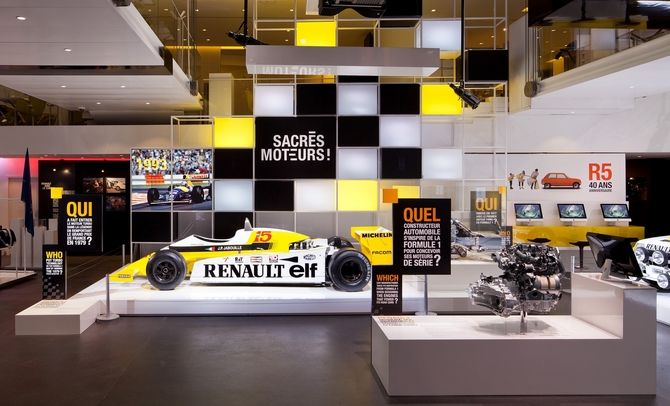 La Formule 1 à l’honneur à L’Atelier Renault : sacrés moteurs !