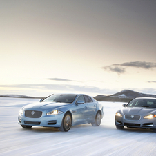 Jaguar tested the cars in the arctic circle