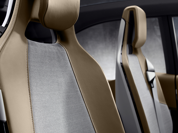 Detalhe interior do BMW i3