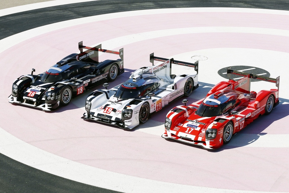 Porsche 919 1, 2, 3 na qualificação em Le Mans