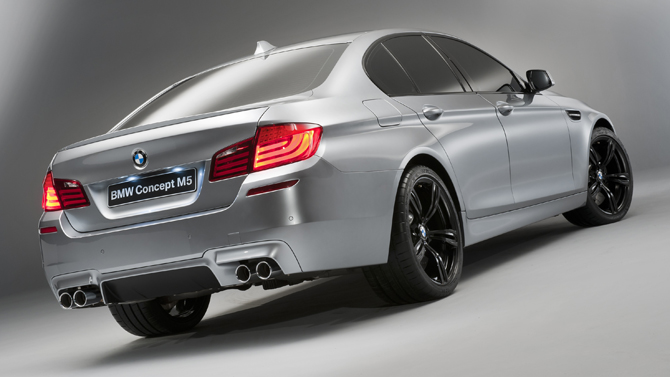 BMW Concept M5: first pics