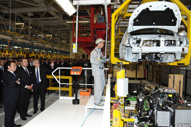 The factory builds Renault and Dacia models