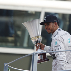 Hamilton took his sixth win of the season