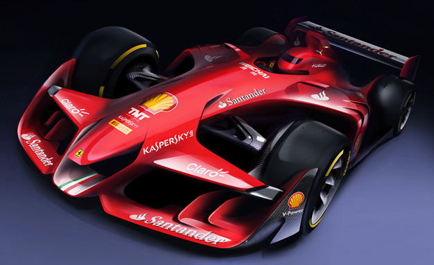 Ferrari decided that it is still possible to create a Formula 1 beautiful and at the same time effective