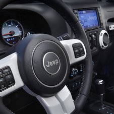 The interior gets heated seats, a leather steering wheel and infotainment system