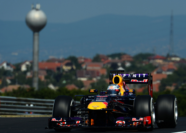 Red Bull has taken first and second in both Friday practice sessions