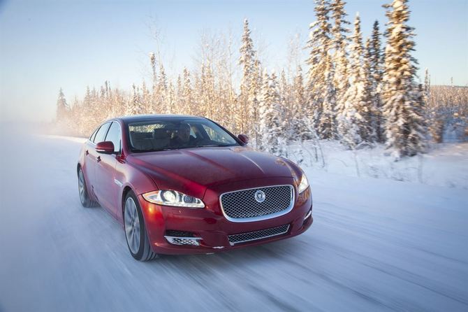 A Jaguar fez cerca de 3200 kms até Dawson City