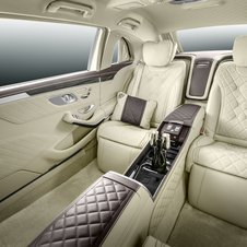 Mercedes describes the cabin of the new Pullman as a lounge that offers the ultimate luxury experience and exclusivity