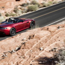 the V12 Vantage S Roadster can reach 100km/h in 4.1 seconds...