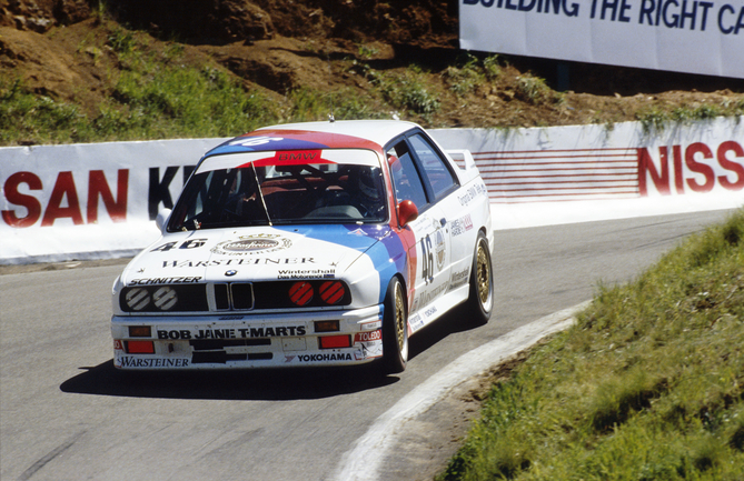 The original E30-chassis M3 was powered by a 2.3l four-cylinder engine The original E30-chassis M3 was powered by a 2.3l four-cylinder engine