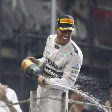 Hamilton conquered his second career title on Formula 1