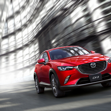 Mazda just revealed that the new CX-3 will be offered with two 2.0-liter petrol engine variants and a 1.5 liter diesel engine