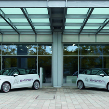 Audi Testing A1 e-tron in Munich Audi Testing A1 e-tron in Munich